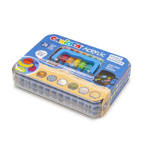 Acrylic Paint Marker Ref 45288
24 Colours
Carioca