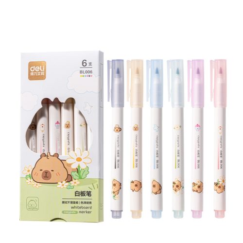 Whiteboard Marker Ref BL006
Bullet tip: 1.8mm Pk6
Deli