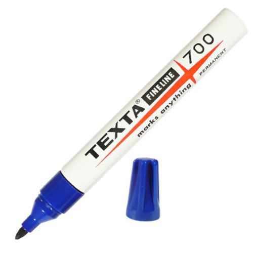 Permanent Marker Texta 700
Fine Blue ,Tip : 1.5mm
Texta