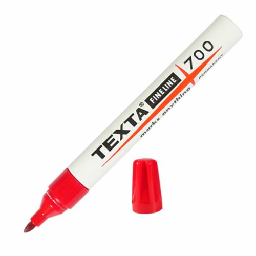Permanent Marker Texta 700
Fine Red ,Tip : 1.5mm
Texta