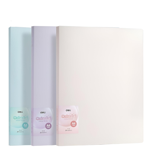 Display Book F918
A4 : 20 pockets
Deli