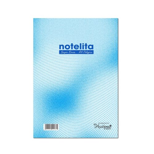Spiral Notebook A4 Recto/Verso
Seyes-Polypro Assorted Colours 60 Pgaes
Notelita