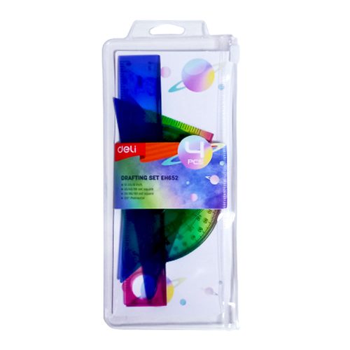 Drafting Ruler H652
4 pces et(Ruler:15 cm)
Deli