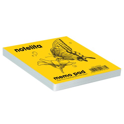 Memo Pad
98*98mm, 100 Sheets White Plain
Notelita