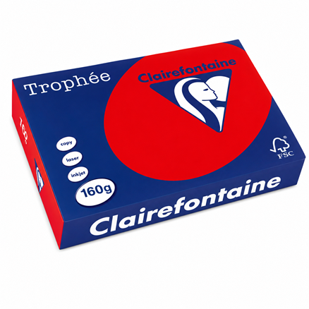 Bristol Paper Ref 1005C
A3, Red Coral 160gsm [Ream: 250 sheets]
Clairefontaine