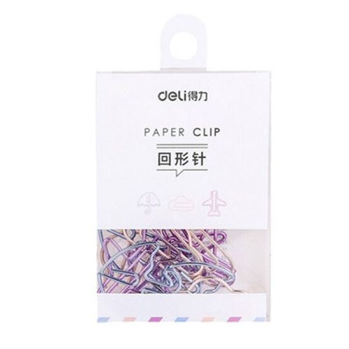 Paper Clips Ref 0055
12 pcs, designed clips
Deli