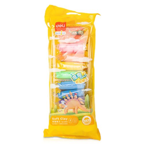 Soft Clay Ref 67855
12 Assorted Colours
Deli
