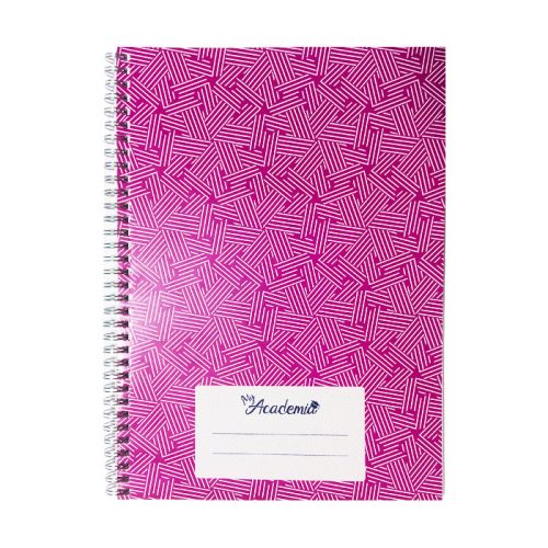 Spiral Notebook
A4, 120 Sheets Ruled, Purple Stripes
My Academia
