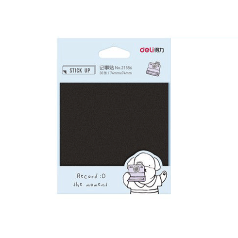 Sticky Notes Ref 21556
S:3X3"[74*74mm] 30 Sheets/Pad
Deli