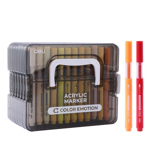 Acrylic Marker Ref C194-84
84 colours
Deli