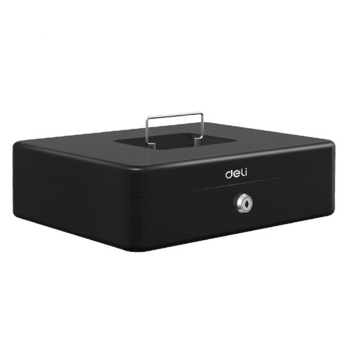 Cash box Ref T508
Black, Size(cm):8.5*3
Deli