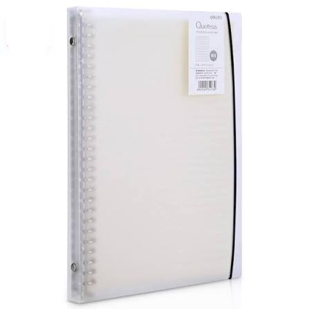 Loose-Leaf Notebook Ref HB560-A
B5,60sheets,70gsm
Deli