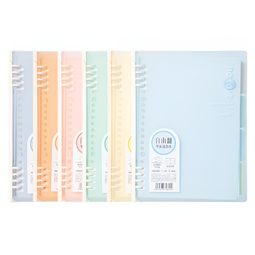Loose Leaf Notebook Ref HA540Z
A5, 70gsm [40 Sheets] with Index
Deli