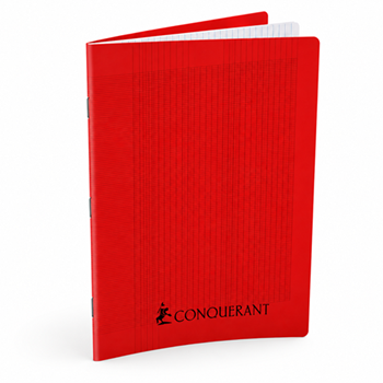 Classic Cover Notebook Ref 100902094
17*22 96pgs, 90g Red
Conquerant